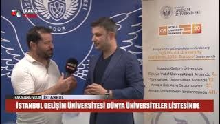 ISTANBUL GELIŞIM ÜNIVERSITESI DÜNYA ÜNIVERSITELER LISTESINDE.