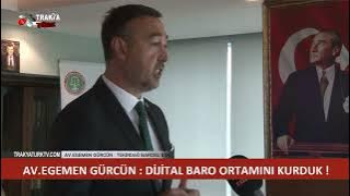 EGEMEN GÜRCÜN : ŞEFFAF YÖNETİM ŞEFFAF BARO !  